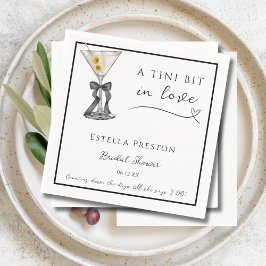 Servilleta De Papel Un poquito enamorada Bridal Shower de Dirty Martin