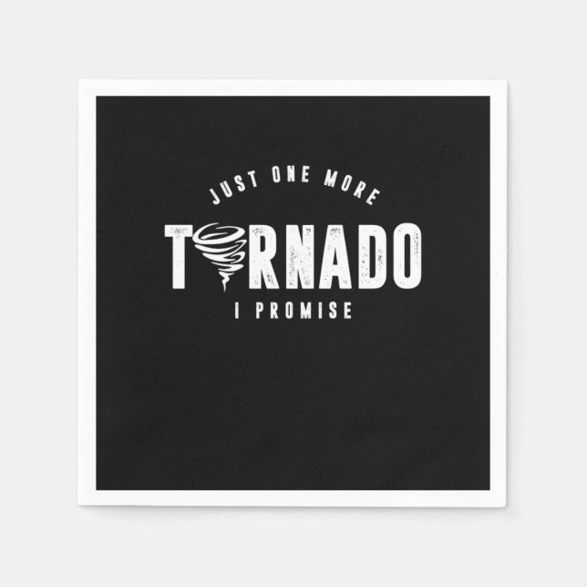 Servilleta De Papel Un regalo más de Tornado Tormenta Chaser Hurricane (Anverso)