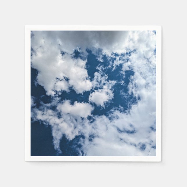 Servilleta De Papel Un remolino de nubes (Anverso)