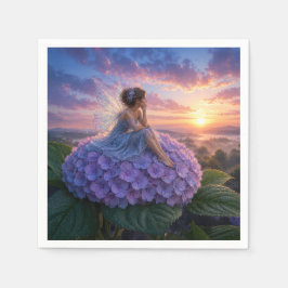 Servilleta De Papel Un saludo de hada al amanecer