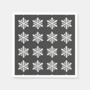 Servilleta De Papel Un solo copo de nieve