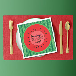 Servilleta De Papel Un tema de melón melón melón cumpleaños