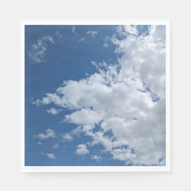 Servilleta De Papel Un triángulo de nubes (Anverso)