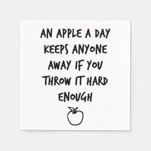 Servilleta De Papel Una Apple al día