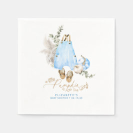 Servilleta De Papel Una calabaza está en camino - Caer en Baby Shower