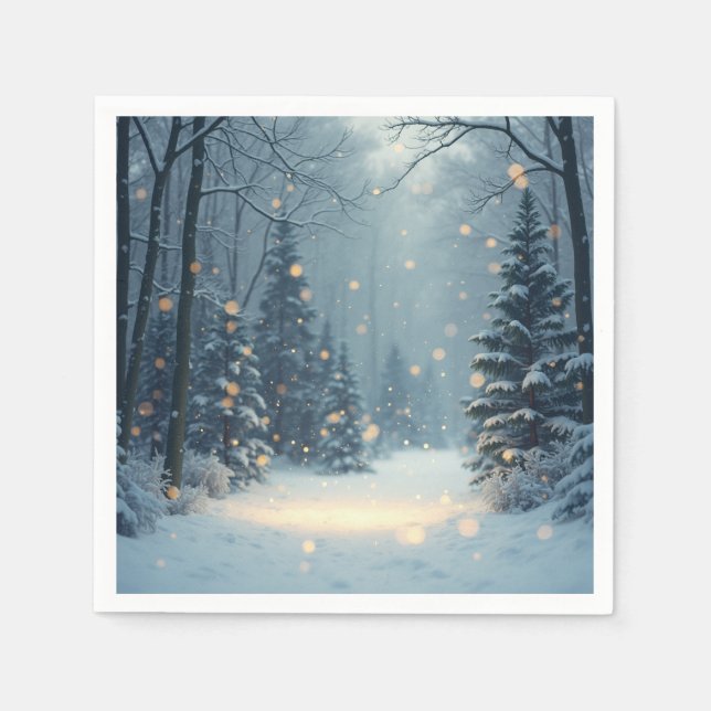 Servilleta De Papel Una cálida historia de invierno (Anverso)