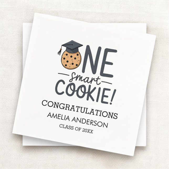 Servilleta De Papel Una clase de graduación de cookie inteligente de (Subido por el creador)