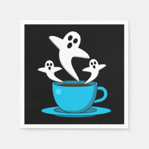 Servilleta De Papel Una copa de café para fumar fantasma