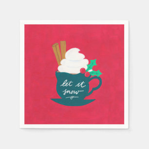 Servilleta De Papel Una copa de Let It Snow