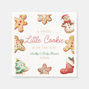 Servilleta De Papel Una Dulce Galletita de Jengibre Baby Shower