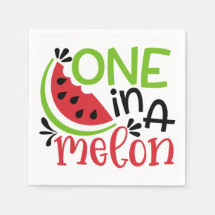 Servilleta De Papel Una en Melon Napkins