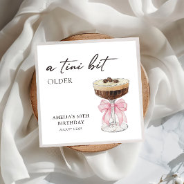 Servilleta De Papel Una fiesta de cumpleaños de Martini, un poco más a