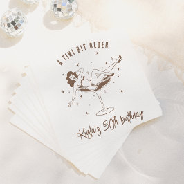 Servilleta De Papel Una Fiesta de Cumpleaños Un Poco Mayor