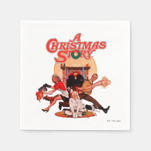 Servilleta De Papel Una historia de arte Poster Navidad