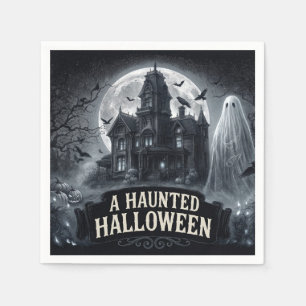 Servilleta De Papel Una ilustración gótica vintage de Halloween embruj