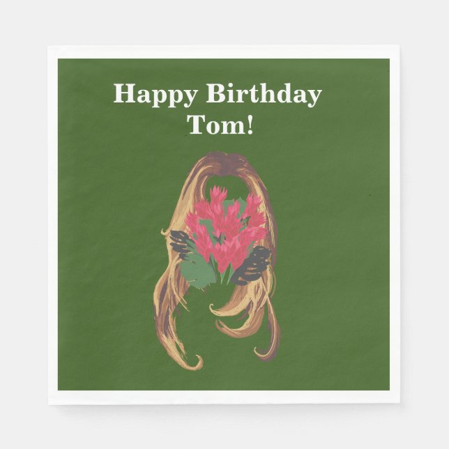 Servilleta De Papel Una Mente Encantadora (Anverso)