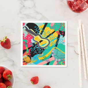 Servilleta De Papel Una mezcla musical abstracta