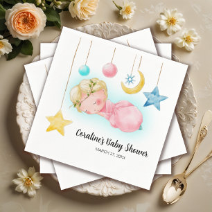 Servilleta De Papel Una niña dulce Baby Shower