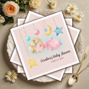 Servilleta De Papel Una niña dulce Baby Shower