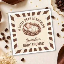 Una pequeña alubia está preparando un baby shower