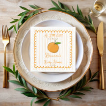 Una pequeña ducha de bebé de cítricos caprichosos