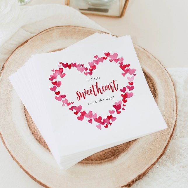 Servilleta De Papel Una pequeña fiesta de bebé para San Valentín (Subido por el creador)