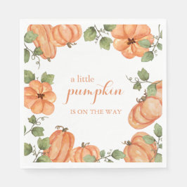Servilleta De Papel Una pequeña fiesta de calabaza