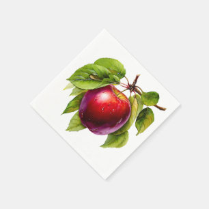 Servilleta De Papel Una pequeña manzana está en camino Baby Shower d