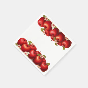 Servilleta De Papel Una pequeña manzana está en camino Baby Shower d
