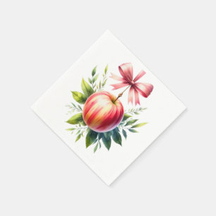 Servilleta De Papel Una pequeña manzana está en camino Shower de oto
