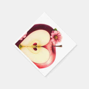 Servilleta De Papel Una pequeña manzana está en camino Shower de oto