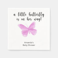 Una pequeña mariposa está en camino Baby Shower