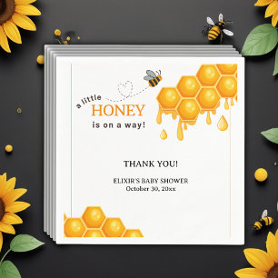 Servilleta De Papel Una pequeña miel está en camino de Honeycomb Baby