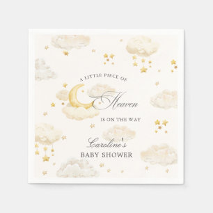 Servilleta De Papel Una pequeña pieza del cielo Baby Shower de cielo s