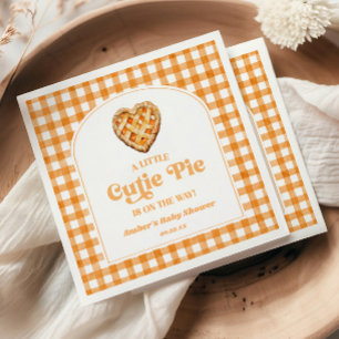 Servilleta De Papel Una pequeña tarta retro de bebé