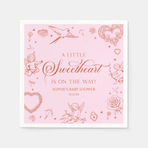 Servilleta De Papel Una pequeña y dulce fiesta de bebé para el día de