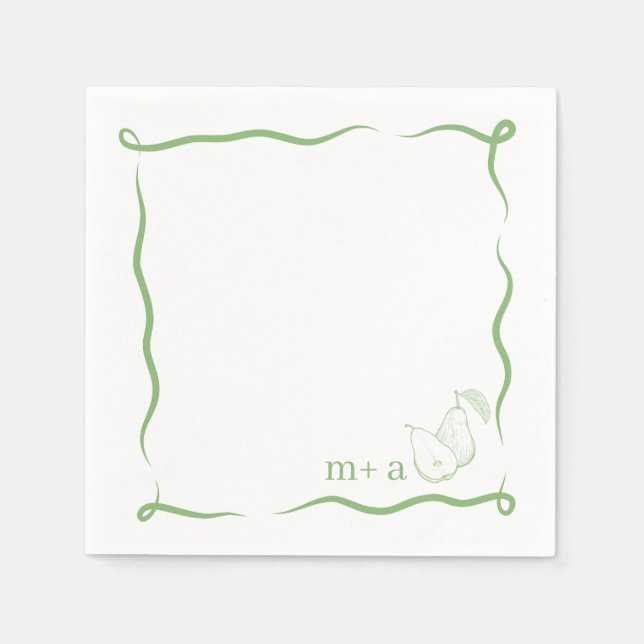 Servilleta De Papel Una Perfecta Osa - Napkin (Anverso)