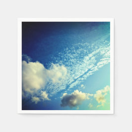 Servilleta De Papel Una rociada de nubes