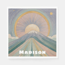 Servilleta De Papel Una serenata volcánica personalizada