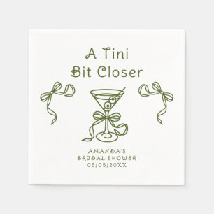 Servilleta De Papel Una Tini Bit Closer Despedida de soltera