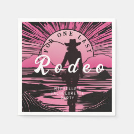 Servilleta De Papel Una última despedida de soltera Rodeo
