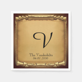 Servilleta De Papel Una vez, Boda Napkin