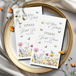 Servilleta De Papel Una vida de mariposas, despedida de soltera con fl