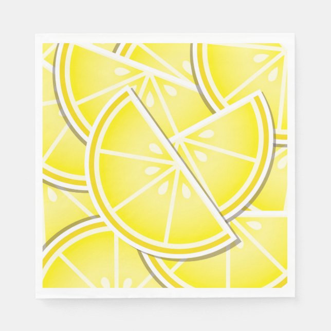 Servilleta De Papel ¡Unas cuñas de limón! (Anverso)
