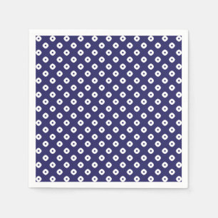 Servilleta De Papel Unas toallas azules japonesas