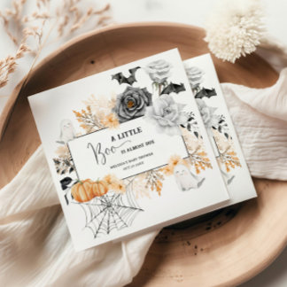 Servilleta De Papel Unas toallas de Baby Shower para Halloween