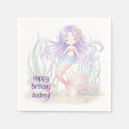 Servilleta De Papel Under the Sea Cocktail Napkin