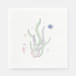 Servilleta De Papel Under the Sea Napkin