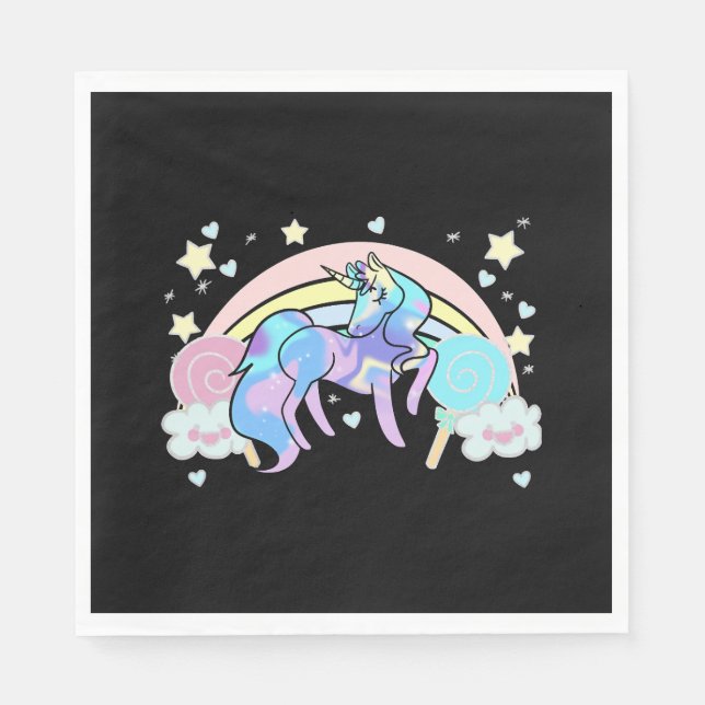 Servilleta De Papel Unicorn LOVE (Anverso)