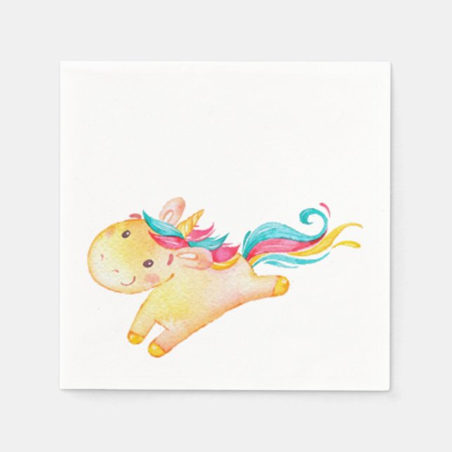 Servilleta De Papel Unicornio (Anverso)
